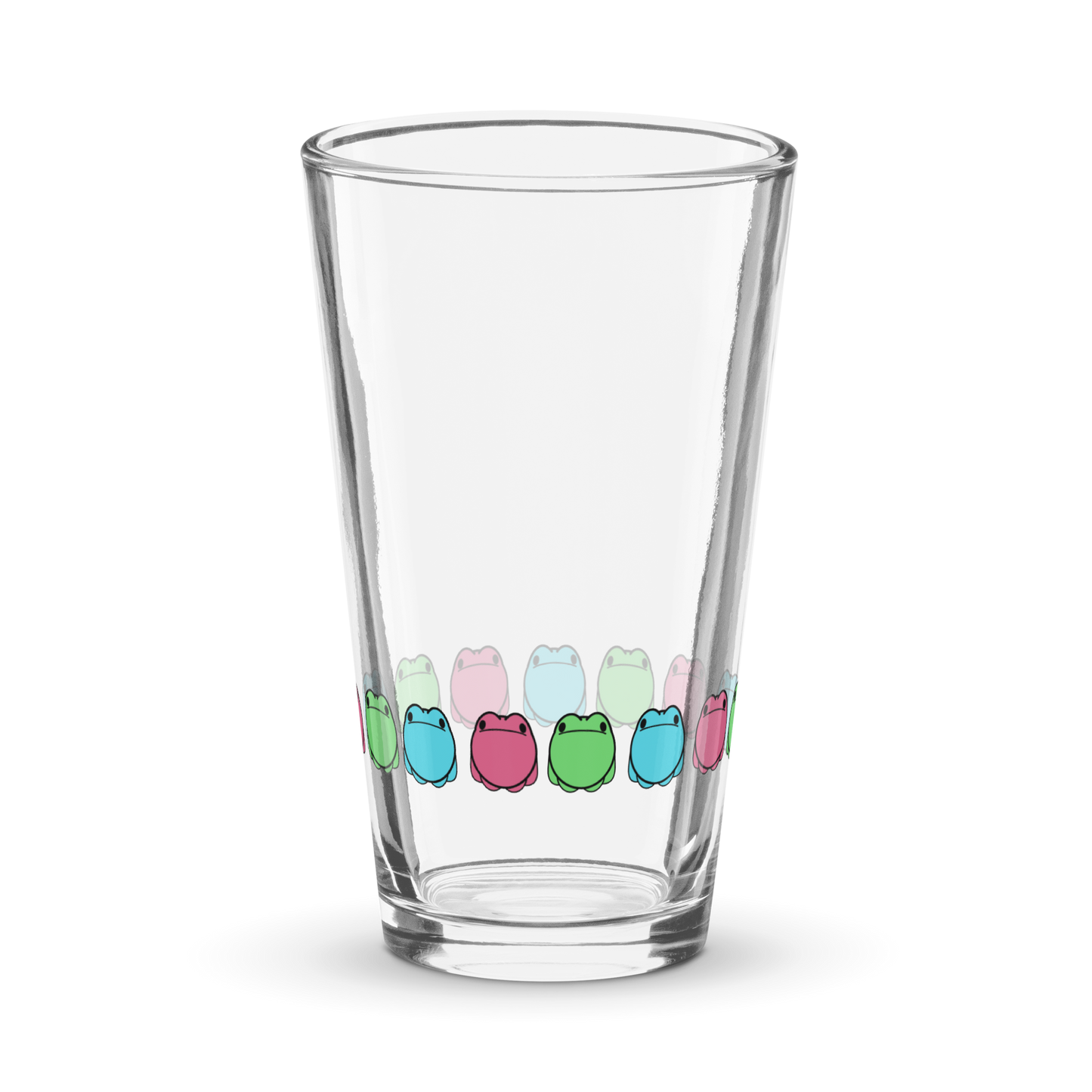 Trio Frog Pint Glass