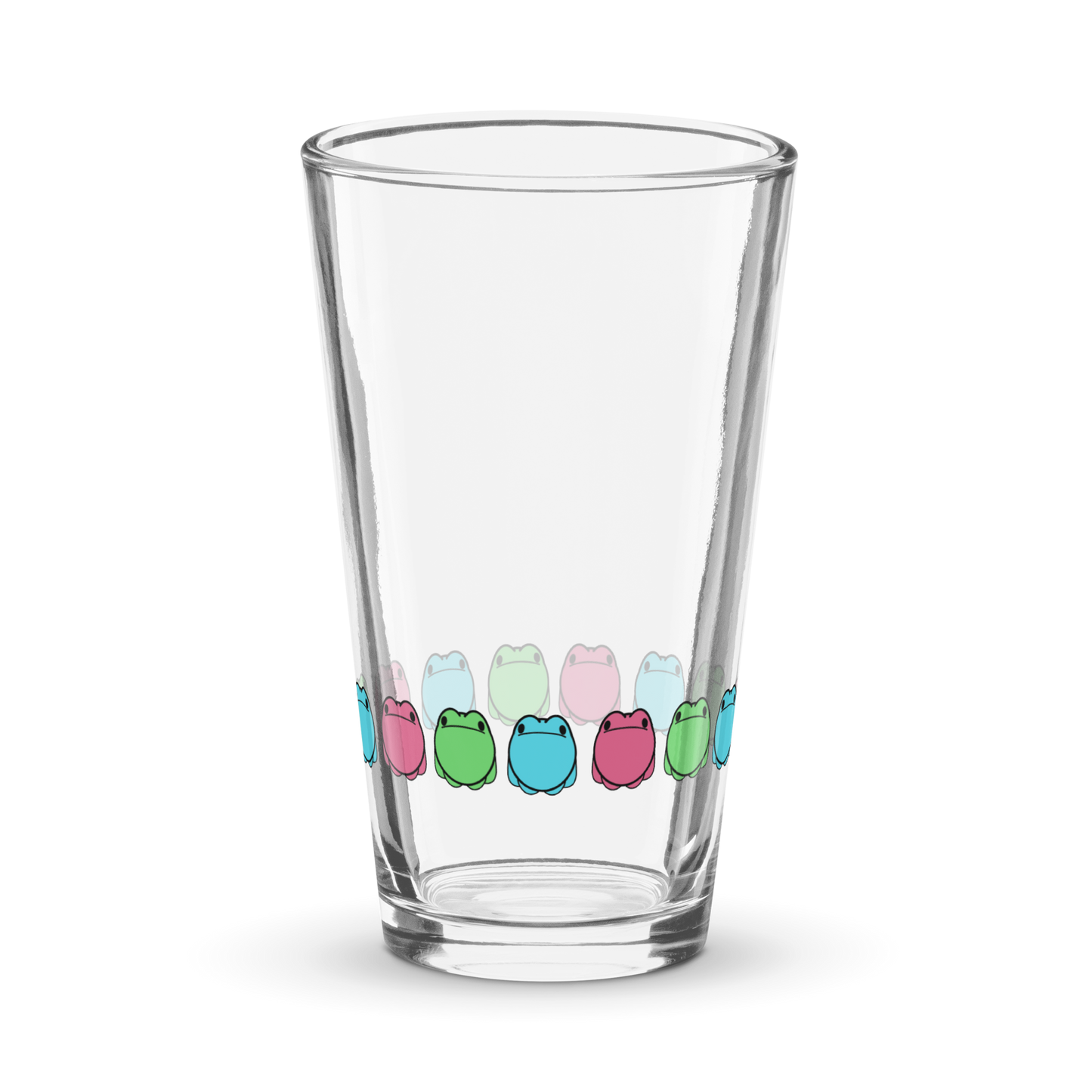 Trio Frog Pint Glass