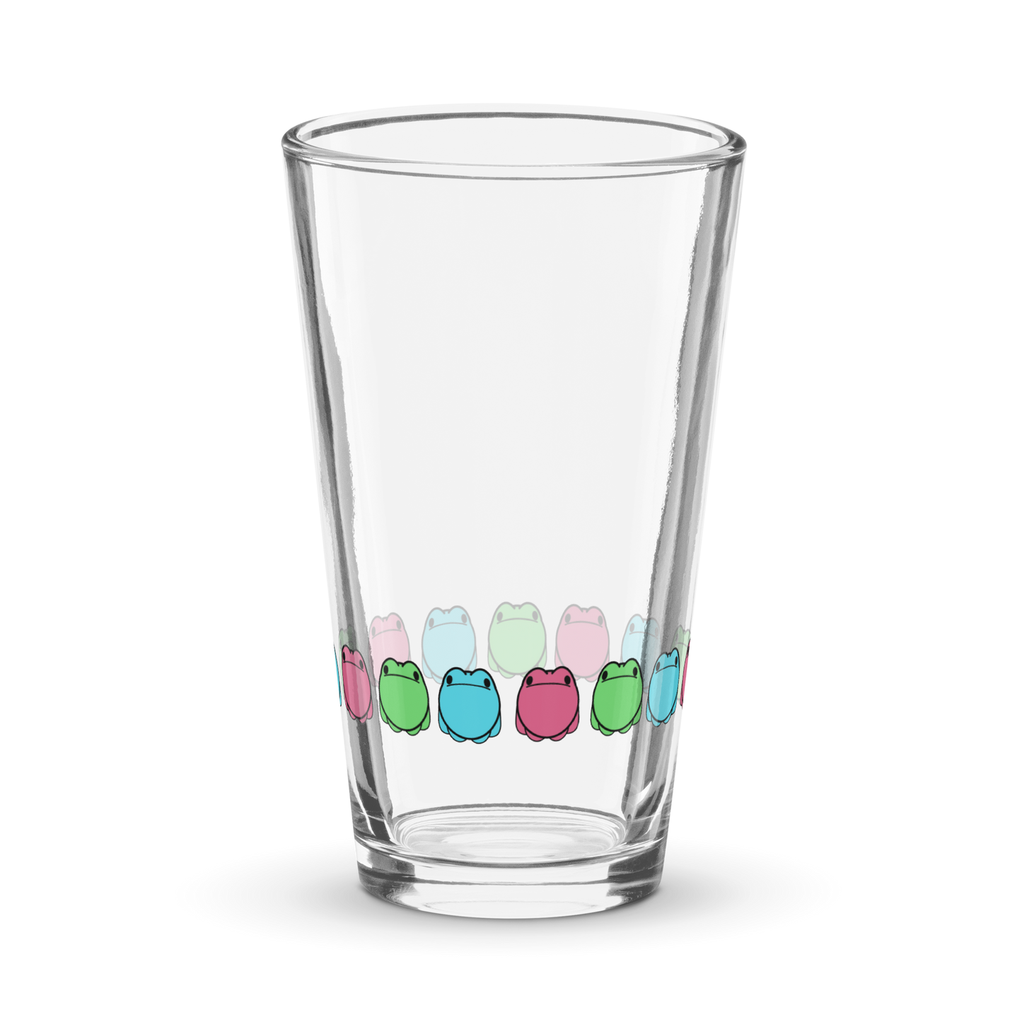 Trio Frog Pint Glass