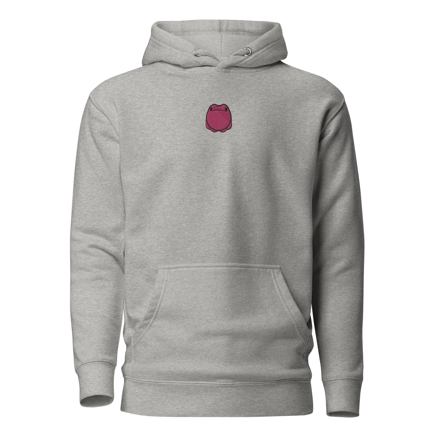 Embroidered Pink Frog Hoodie