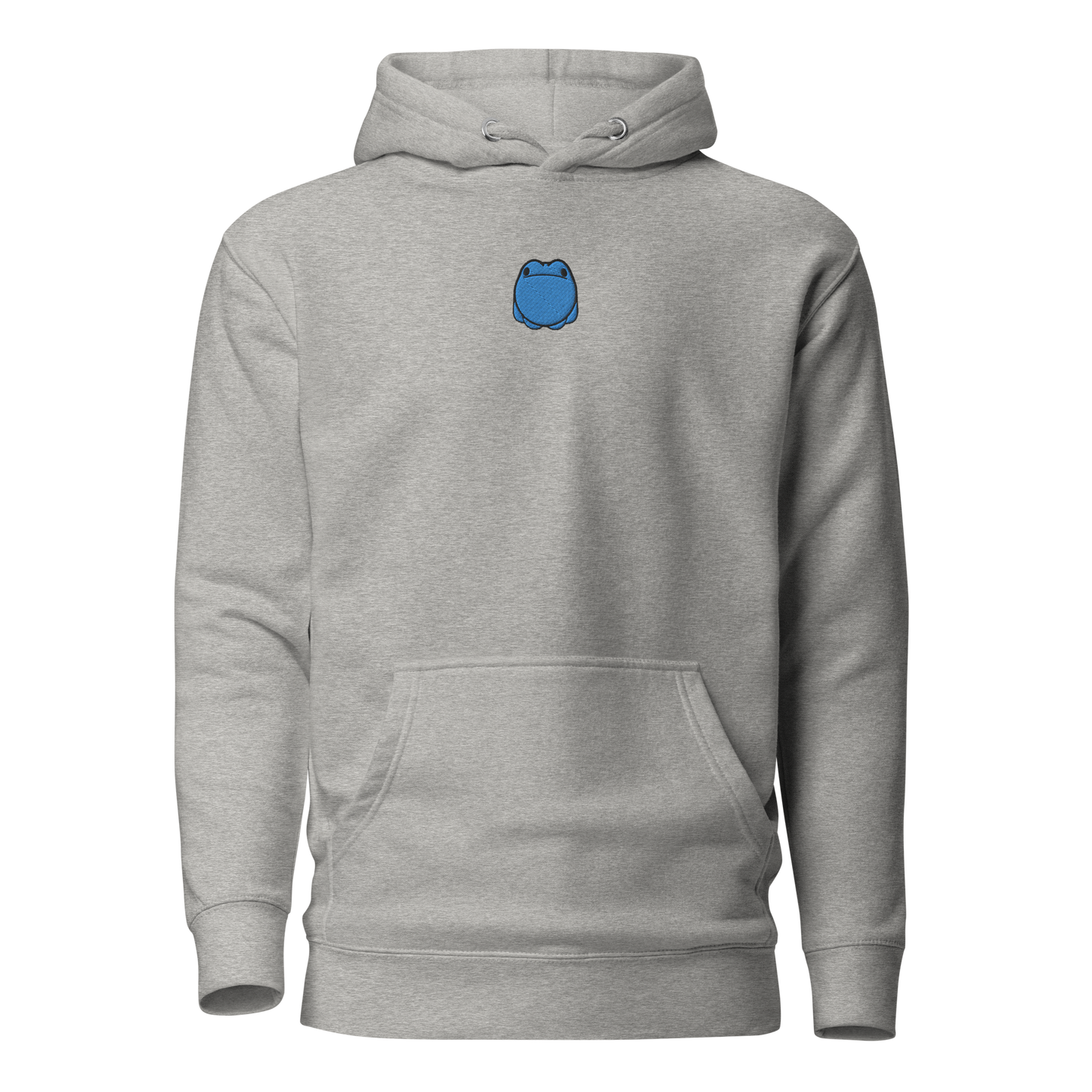 Embroidered Blue Frog Hoodie