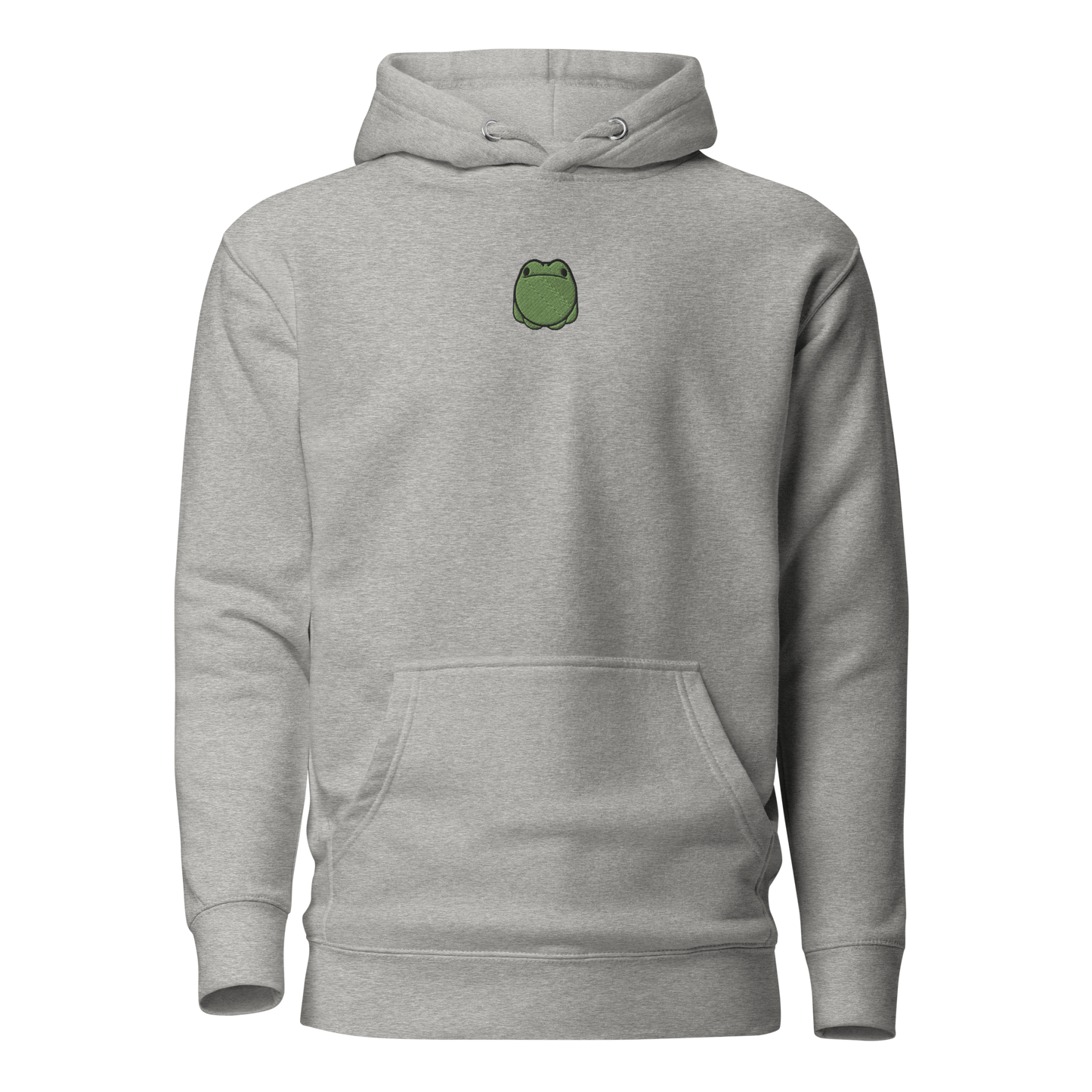 Embroidered Green Frog Hoodie