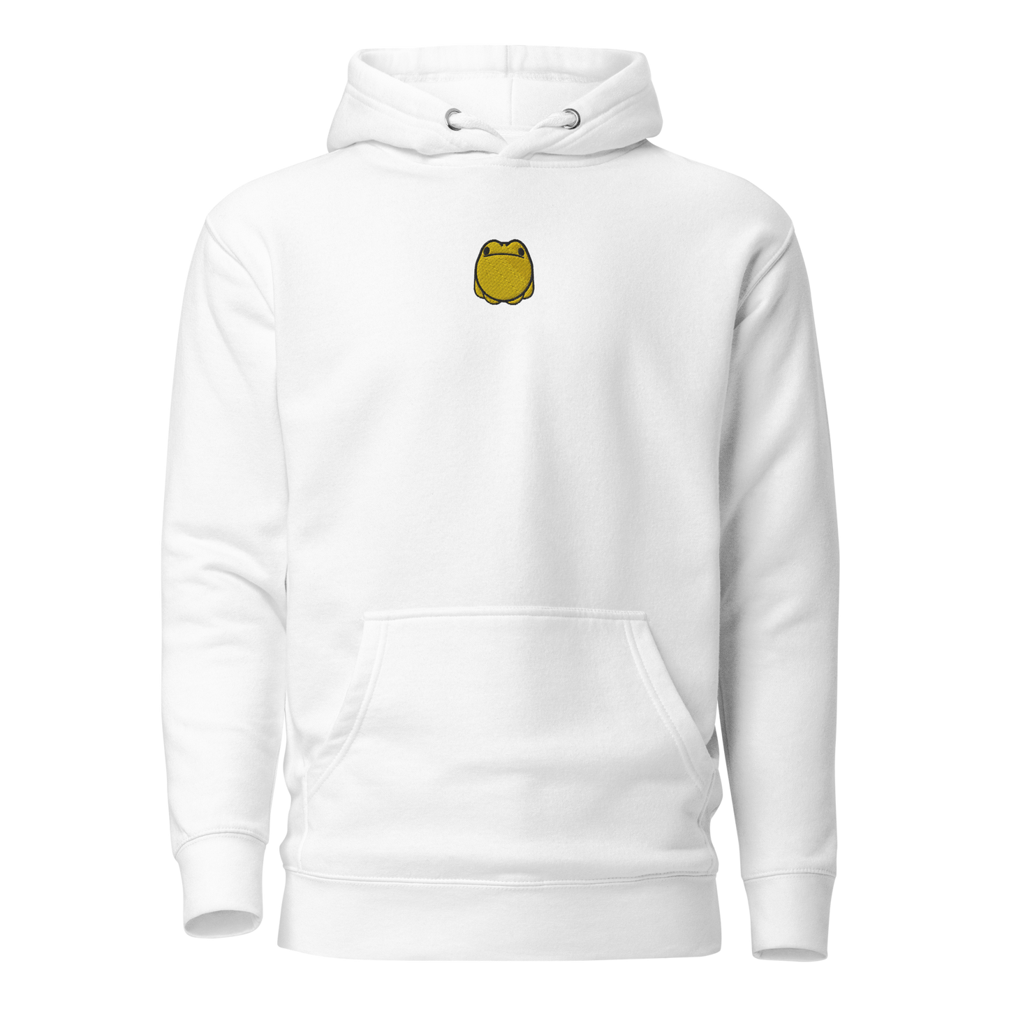 Embroidered Yellow Frog Hoodie